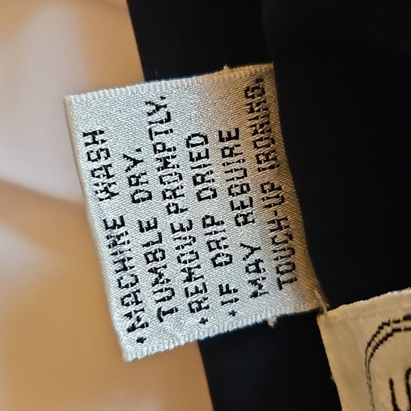 LIZ ROBERTS 1980s Nautical Sailor Pleated Accordian Blouson Chiffon Dress - Picture 13 of 13